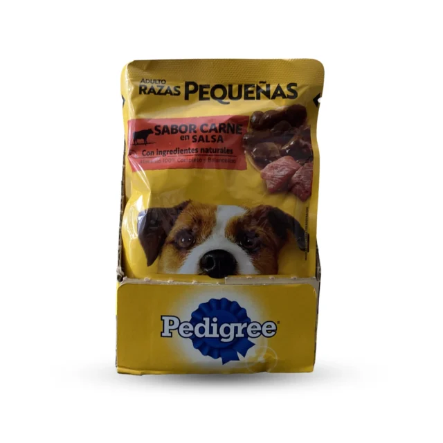 PEDIGREE Sobres Adulto Razas Pequeñas En Salsa Sabor Carne