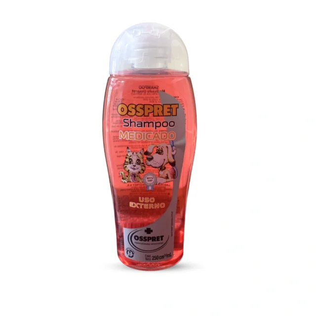 Shampoo Osspret Medicado Hipoalergenico x250ml