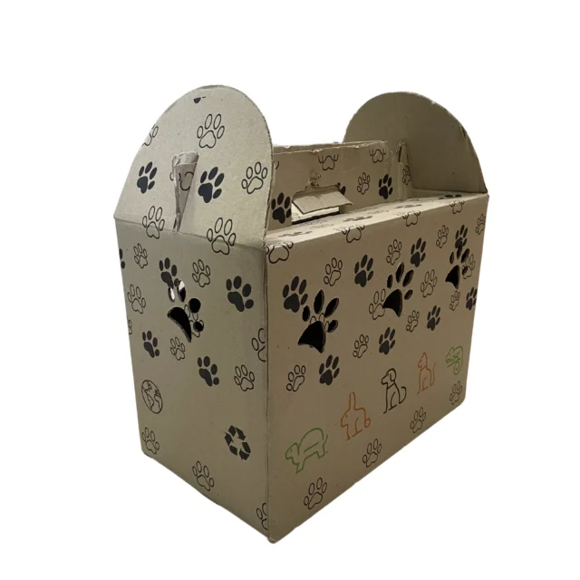 Caja Transportadora de Cartón 46 cm x 30 cm x 25 cm - Image 2